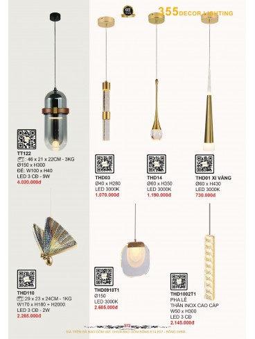 CATALOGUE 355 DECOR LIGHTING 2026