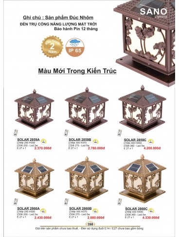ĐÈN TRANG TRÍ SANO