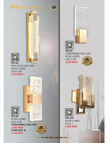 CATALOGUE 355 DECOR LIGHTING 2025