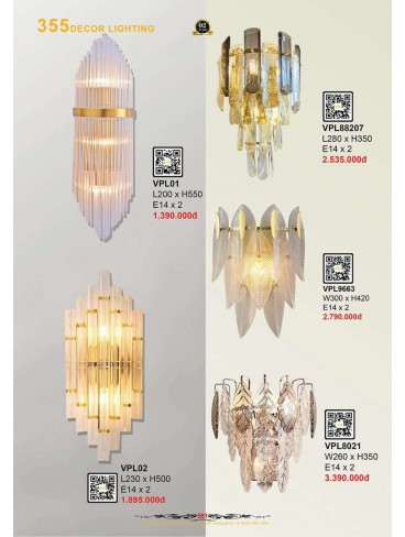 CATALOGUE 355 DECOR LIGHTING 2025