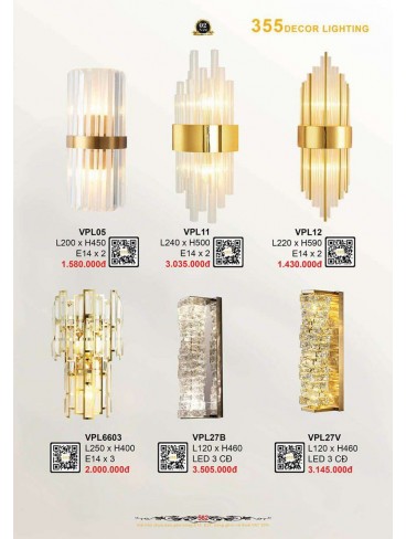 CATALOGUE 355 DECOR LIGHTING 2025