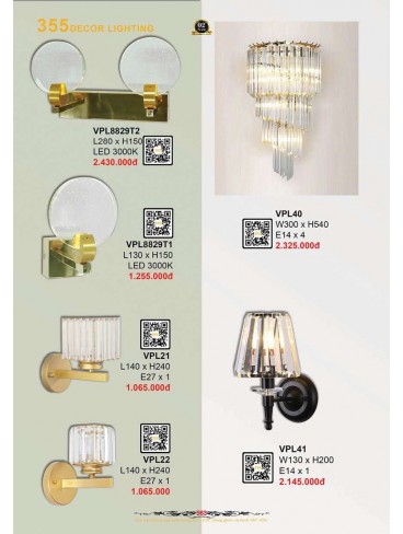 CATALOGUE 355 DECOR LIGHTING 2025