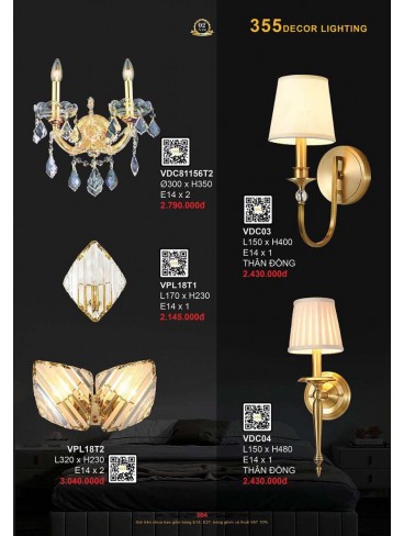 CATALOGUE 355 DECOR LIGHTING 2025