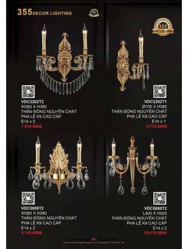 CATALOGUE 355 DECOR LIGHTING 2025