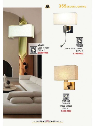 CATALOGUE 355 DECOR LIGHTING 2025