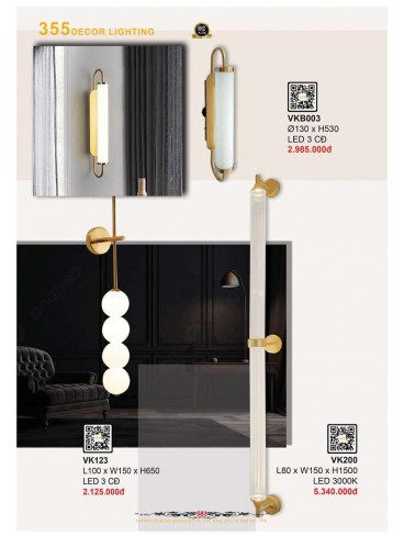 CATALOGUE 355 DECOR LIGHTING 2025
