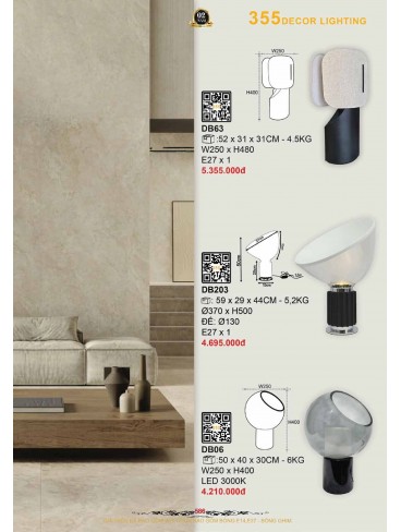 CATALOGUE 355 DECOR LIGHTING 2026