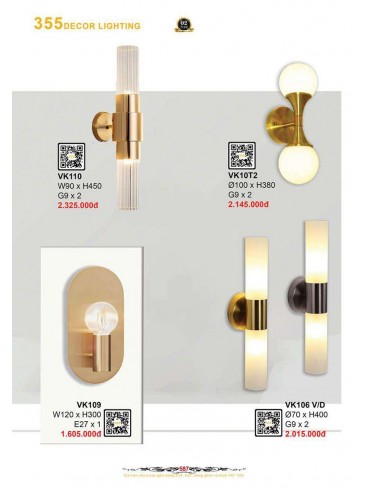 CATALOGUE 355 DECOR LIGHTING 2025