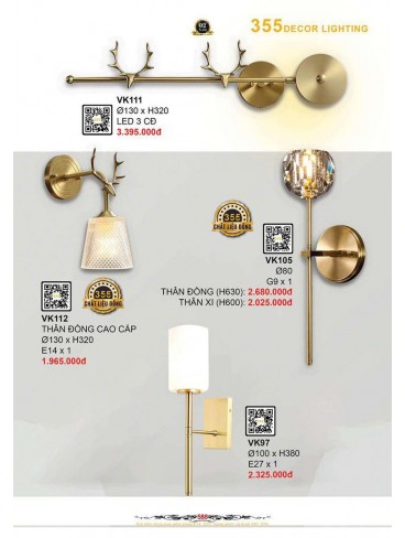 CATALOGUE 355 DECOR LIGHTING 2025
