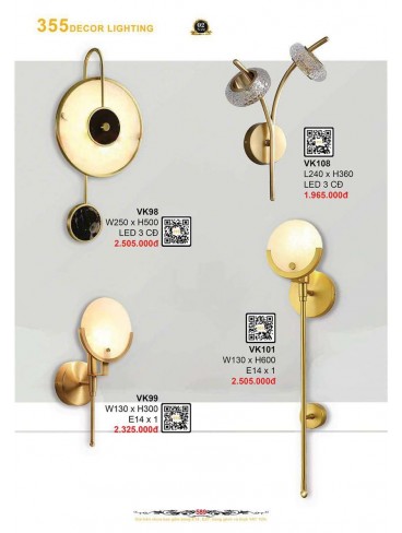 CATALOGUE 355 DECOR LIGHTING 2025