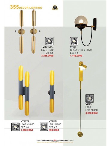 CATALOGUE 355 DECOR LIGHTING 2025