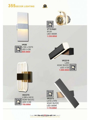 CATALOGUE 355 DECOR LIGHTING 2025