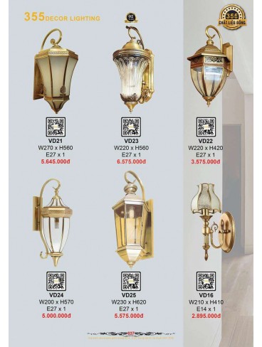 CATALOGUE 355 DECOR LIGHTING 2025