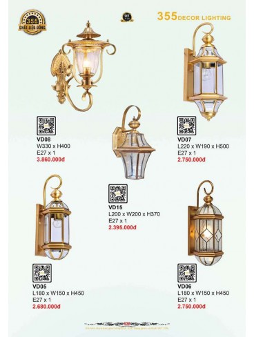 CATALOGUE 355 DECOR LIGHTING 2025