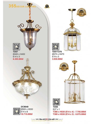 CATALOGUE 355 DECOR LIGHTING 2025