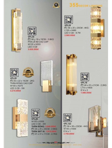 CATALOGUE 355 DECOR LIGHTING 2026