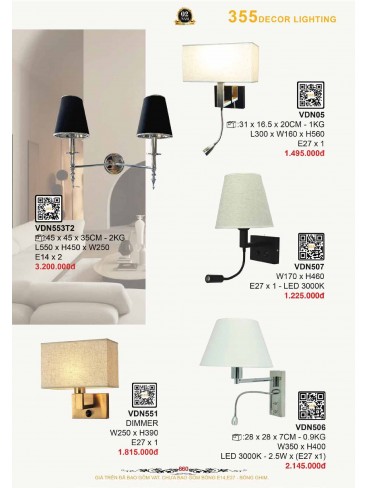 CATALOGUE 355 DECOR LIGHTING 2026