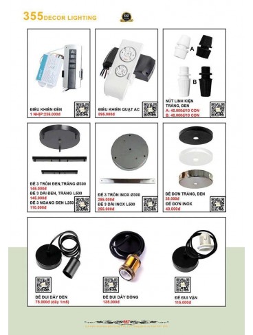 CATALOGUE 355 DECOR LIGHTING 2025