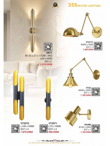 CATALOGUE 355 DECOR LIGHTING 2026