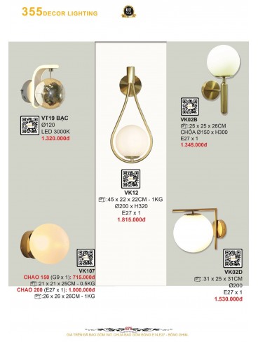 CATALOGUE 355 DECOR LIGHTING 2026