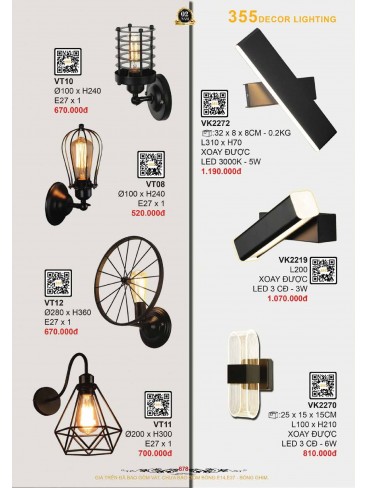 CATALOGUE 355 DECOR LIGHTING 2026