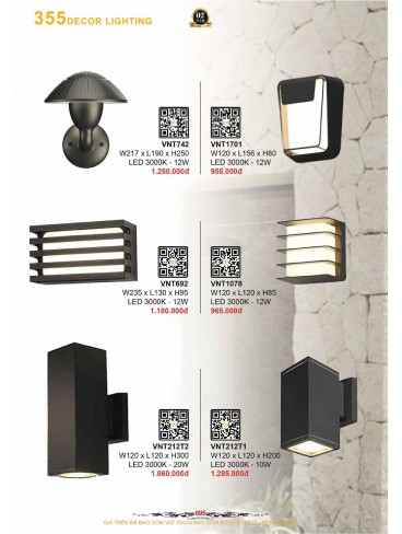 CATALOGUE 355 DECOR LIGHTING 2026