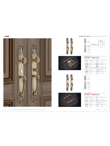 CATALOGUE KHÓA VICKINI 2023 - 2024