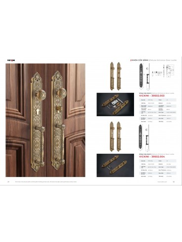 CATALOGUE KHÓA VICKINI 2023 - 2024