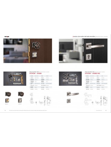 CATALOGUE KHÓA VICKINI 2023 - 2024