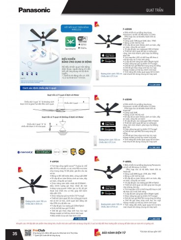 CATALOGUE THIẾT BỊ ĐIỆN PANASONIC VÀ NANOCO THÁNG 07 - 2025