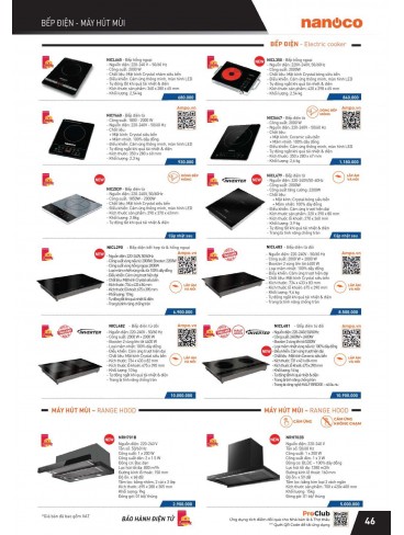 CATALOGUE THIẾT BỊ ĐIỆN PANASONIC VÀ NANOCO THÁNG 07 - 2025