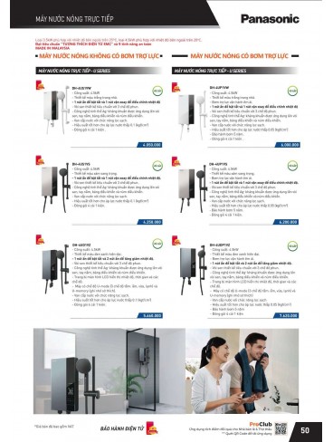 CATALOGUE THIẾT BỊ ĐIỆN PANASONIC VÀ NANOCO THÁNG 07 - 2025