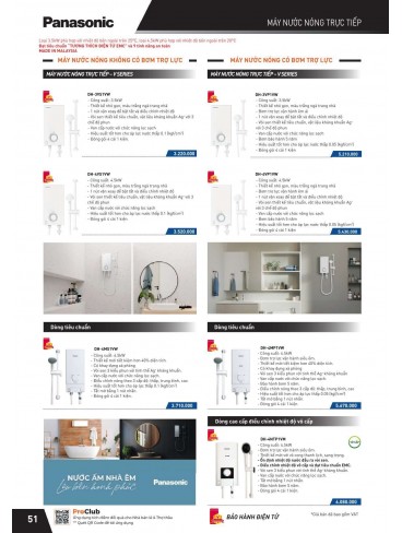 CATALOGUE THIẾT BỊ ĐIỆN PANASONIC VÀ NANOCO THÁNG 07 - 2025