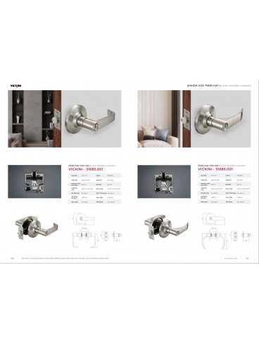 CATALOGUE KHÓA VICKINI 2023 - 2024