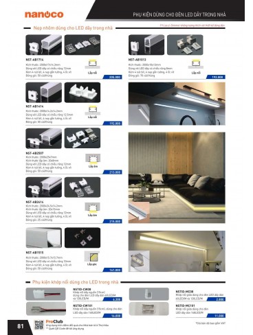 CATALOGUE THIẾT BỊ ĐIỆN PANASONIC VÀ NANOCO THÁNG 07 - 2025