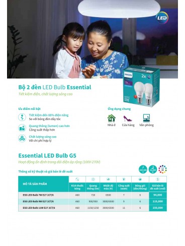 CATALOGUE ĐÈN DÂN DỤNG PHILIPS 2024