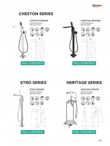 CATALOGUE BỒN TẮM MOWOEN 2023