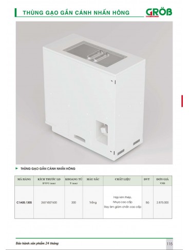 CATALOGUE BẾP & PHỤ KIỆN TỦ BẾP CROB 