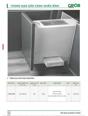 CATALOGUE BẾP & PHỤ KIỆN TỦ BẾP CROB 