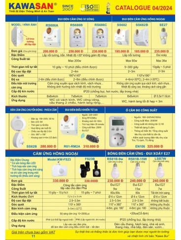 CATALOGUE KAWASAN & KAWALED THÁNG 4 - 2024