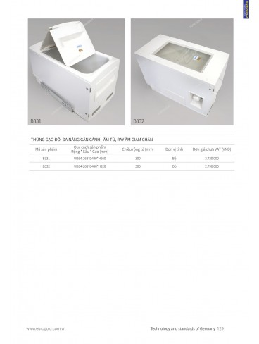 CATALOGUE PHỤ KIỆN BẾP EUROGOLD 2024