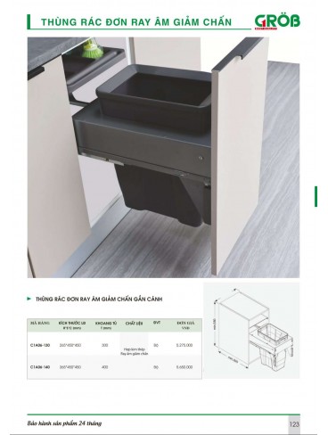 CATALOGUE BẾP & PHỤ KIỆN TỦ BẾP CROB 