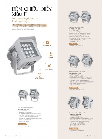 CATALOGUE ĐÈN VINALED 2023-2024