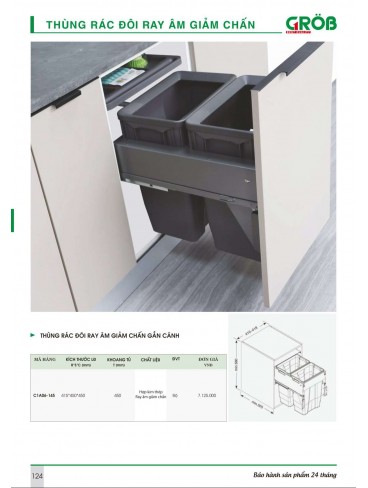 CATALOGUE BẾP & PHỤ KIỆN TỦ BẾP CROB 