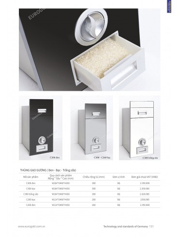 CATALOGUE PHỤ KIỆN BẾP EUROGOLD 2024