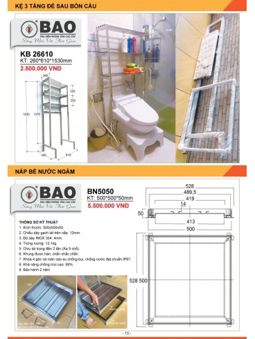 CATALOGUE INOX BẢO THÁNG 04/2023