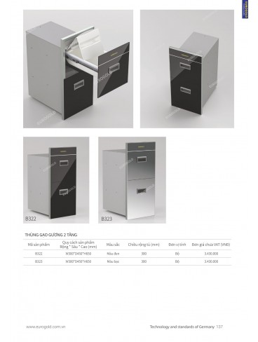 CATALOGUE PHỤ KIỆN BẾP EUROGOLD 2024