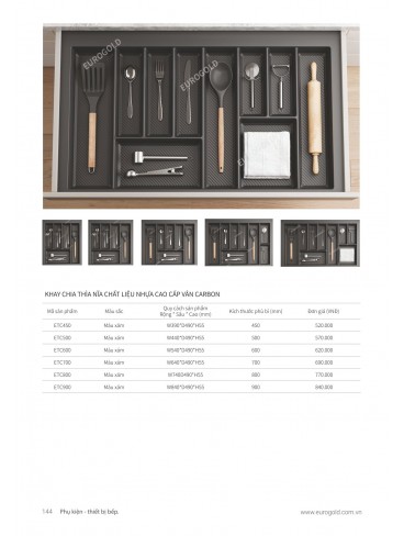 CATALOGUE PHỤ KIỆN BẾP EUROGOLD 2024