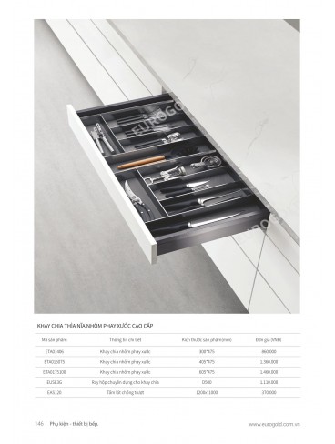 CATALOGUE PHỤ KIỆN BẾP EUROGOLD 2024