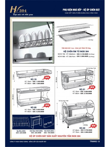 CATALOGUE INOX HÙNG VƯƠNG 2024 - 2024